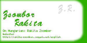 zsombor rakita business card